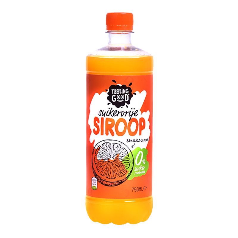 Tasting-Good Siroop Sinaasappel Suikervrij