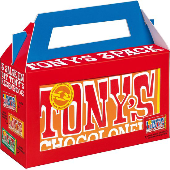 Tony's Chocolonely Regenboog Classics 3-pack