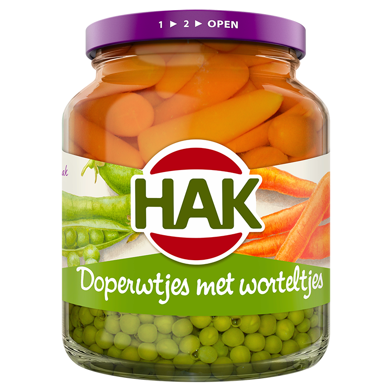 HAK Doperwten/wortel