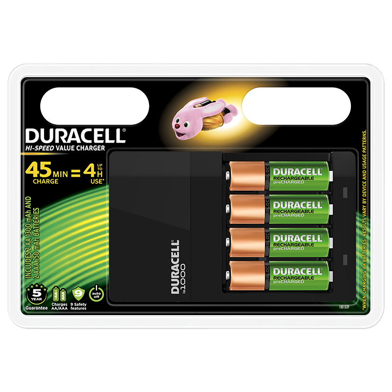 Duracell Oplader CEF 14 Hi-Speed Charger