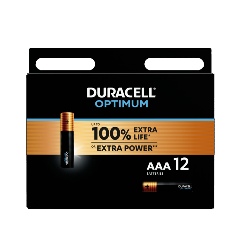 Duracell Optimum AAA incl. stibat
