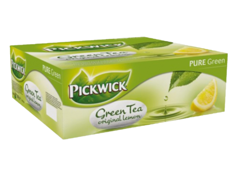 Pickwick Thee Green Lemon 100x2gram met envelope