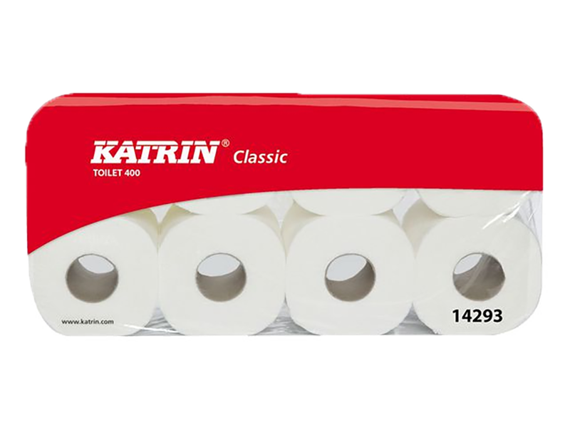 Katrin Toiletpapier 6x8x400vel wit