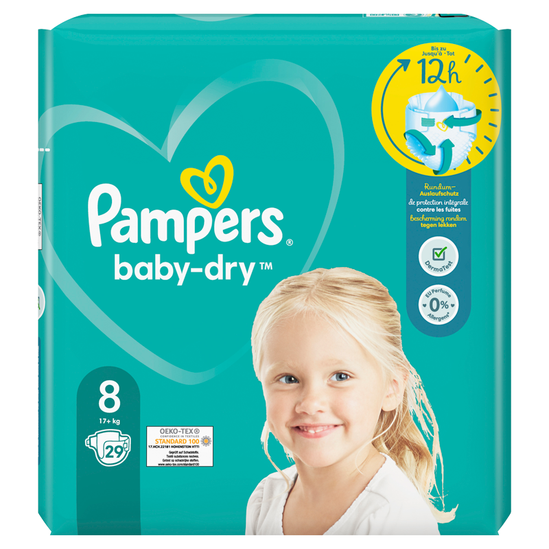 Pampers Baby-Dry (8) 17+ kg