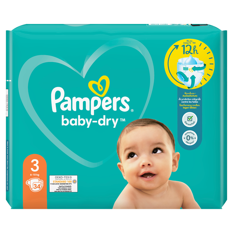 Pampers Baby-Dry (3) 6-10 kg