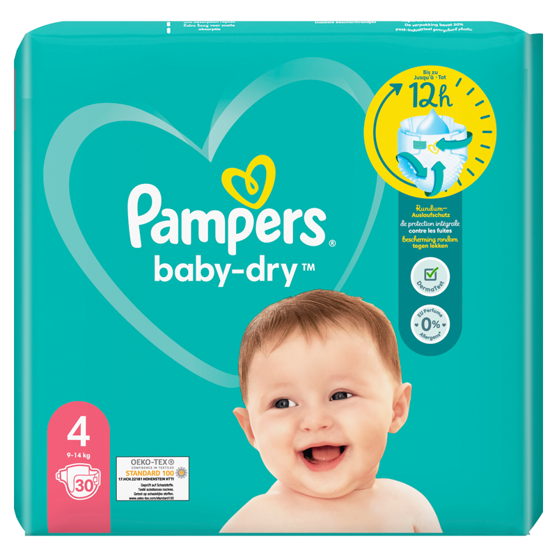Pampers Baby-Dry (4) 9-14 kg