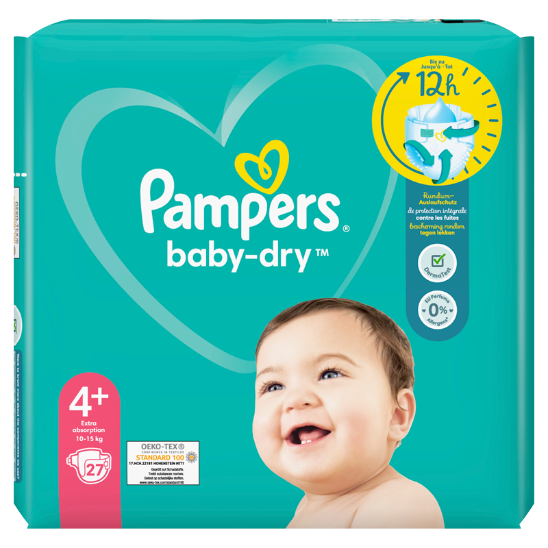 Pampers Baby-Dry (4+) 10-15 kg