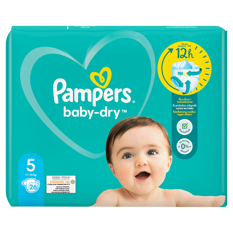 Pampers Baby-Dry (5) 11-16 kg