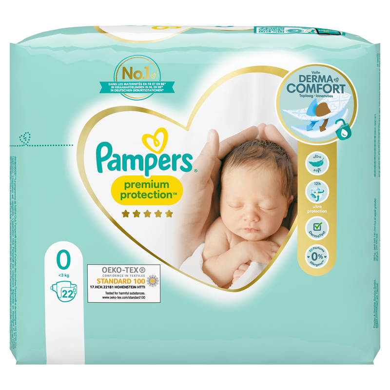 Pampers Premium Protection (0) <3 kg