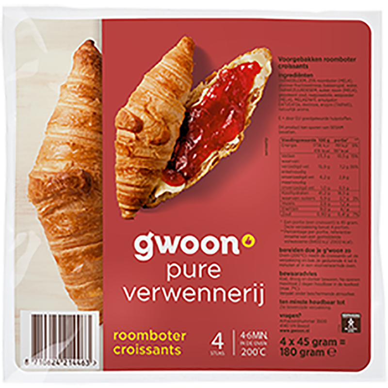 G'woon Roomboter Croissants
