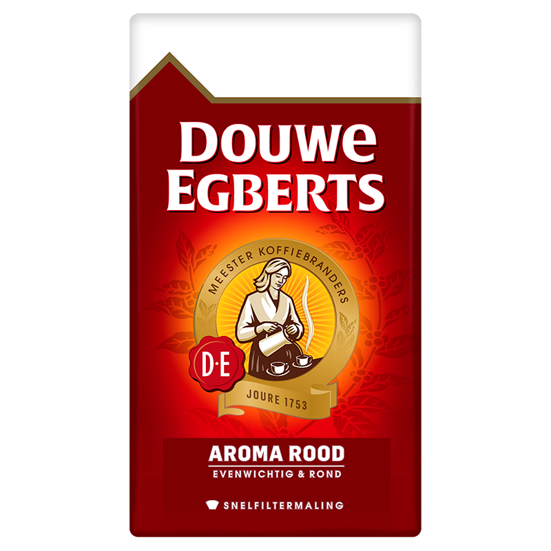 Douwe Egberts Snelfilterkoffie Aroma Rood