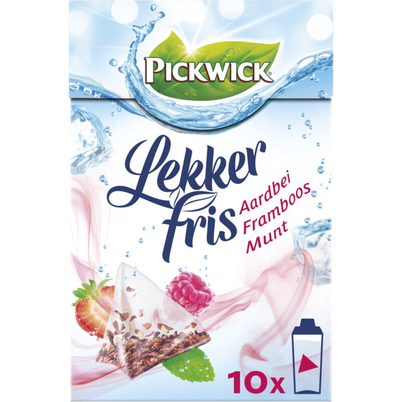 Pickwick Lekker Fris Aardbei, Framboos & Munt